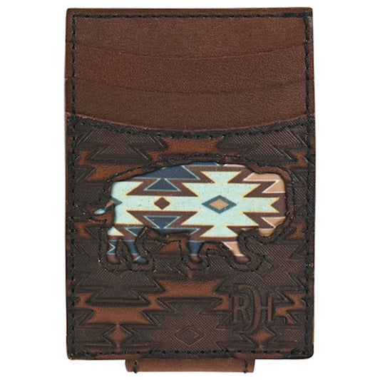 Red Dirt Hat CO Buffalo Card Case Clip