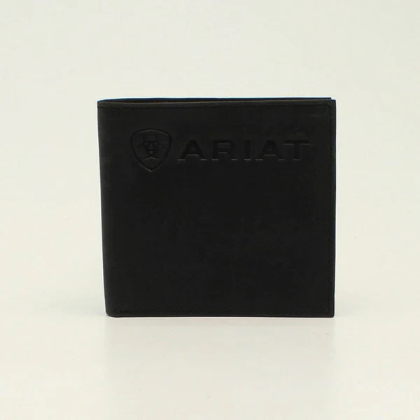 Ariat Men's Black Bi-Fold Wallet