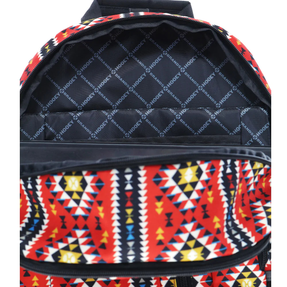 Rockstar Aztec Red/Black Hooey Backpack