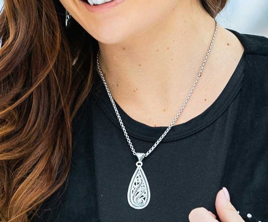 Dancing Teardrop Necklace