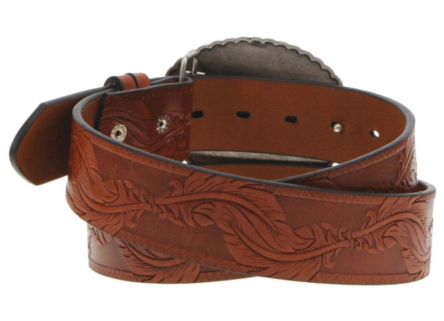 Feather Tooled Hooey Women's Belt