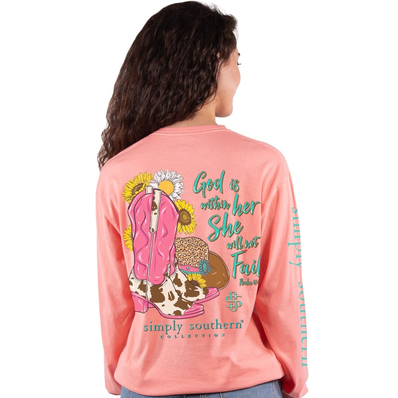 Final Sale✨ Will Not Fail Long Sleeve Women's Simply Southern