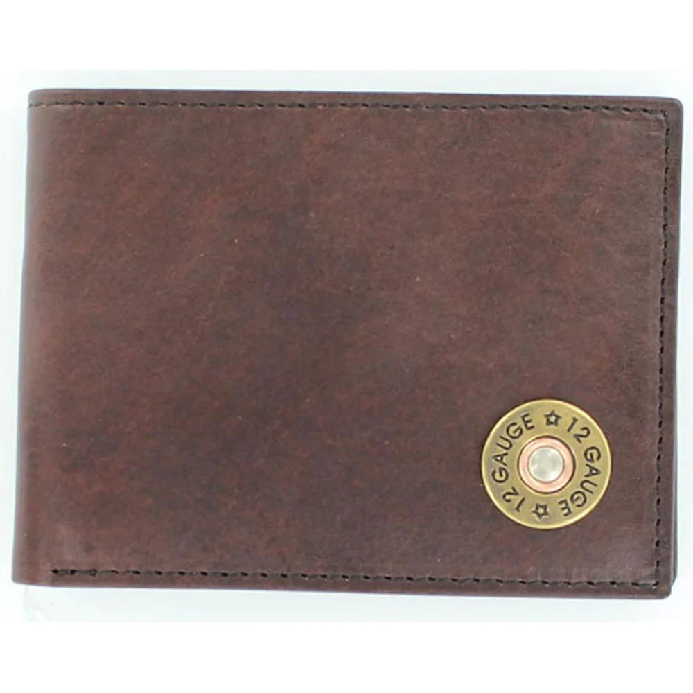 Nocona brown bi-fold wallet