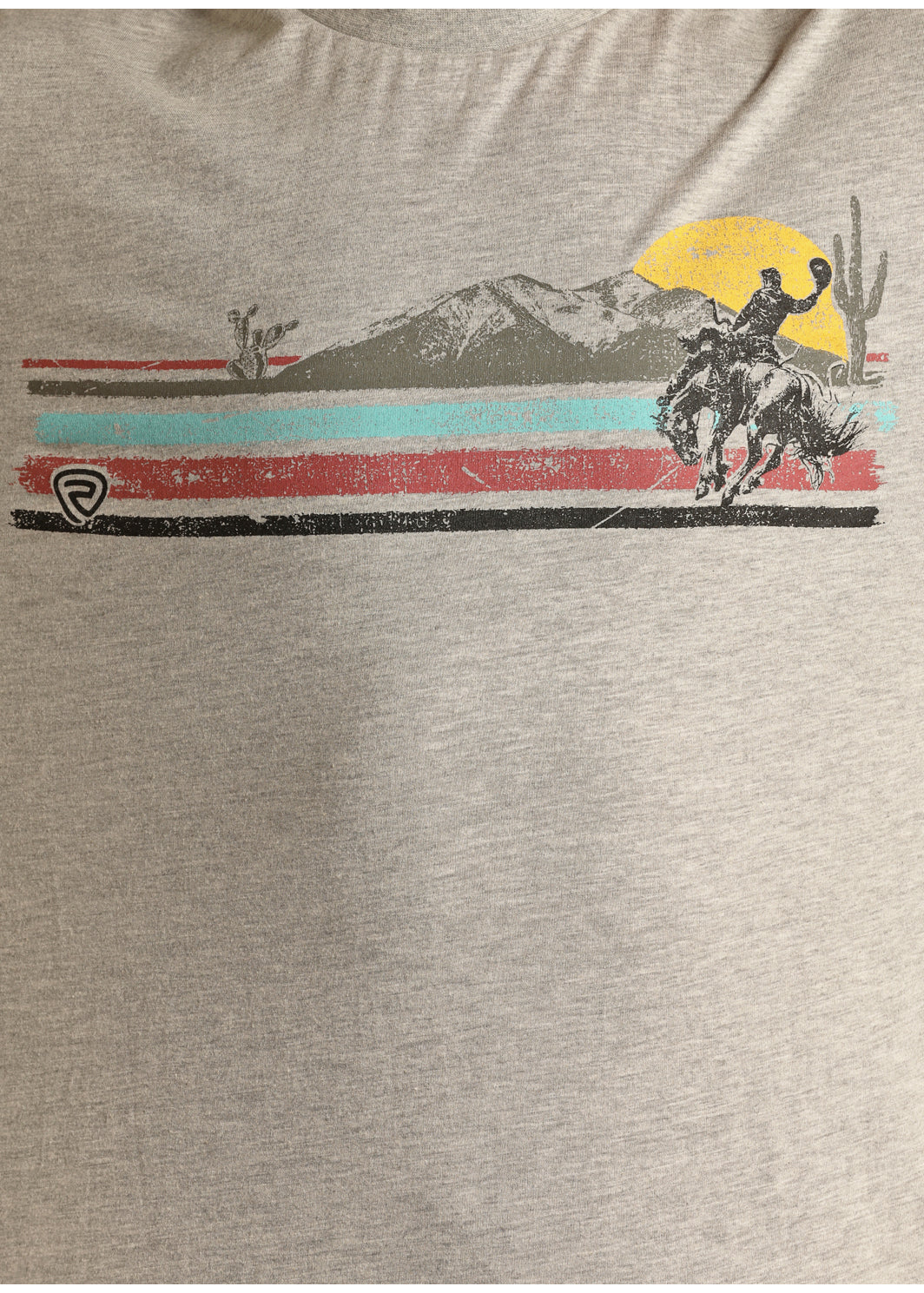 Final Sale✨ Bronc Buster Grey Men's T-Shirt