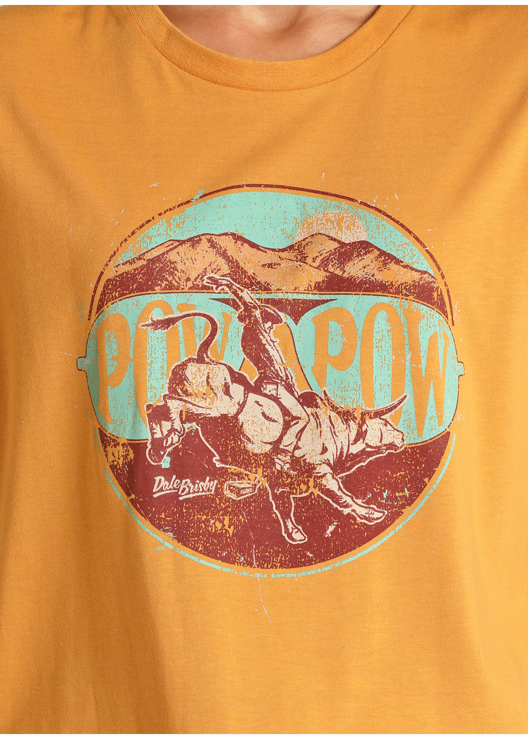 PowPow Bullrider Gold Men's T-Shirt