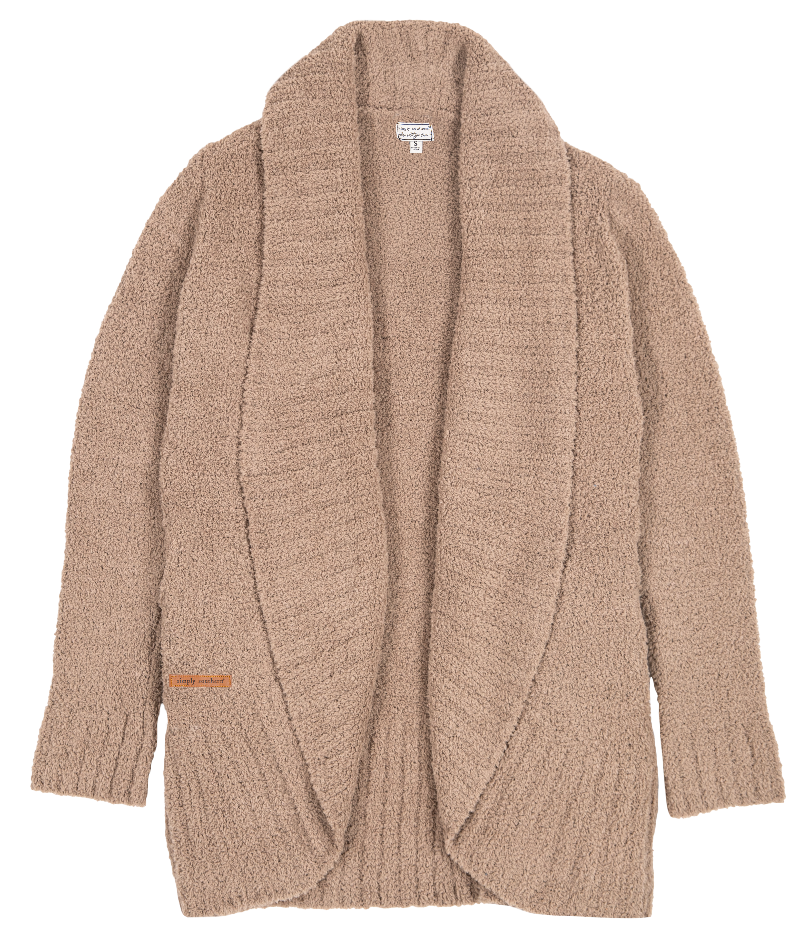 Soft n Cozy Cardigan Taupe Women's Simply Southern