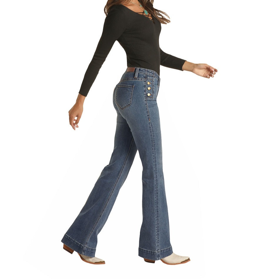 Wallen Mid Rise Trousers extra stretch