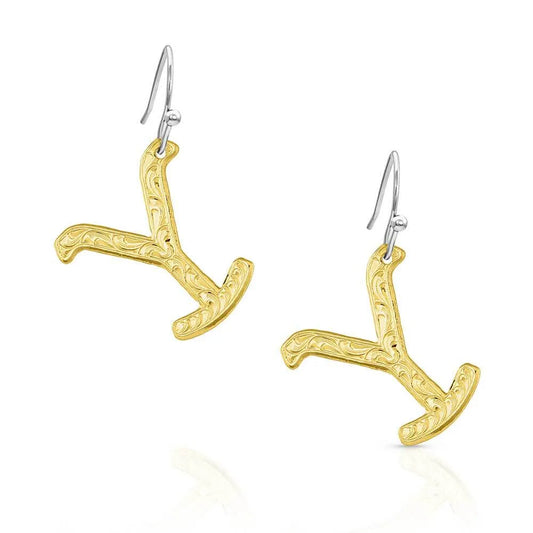 The Y Yellowstone Brand Earrings