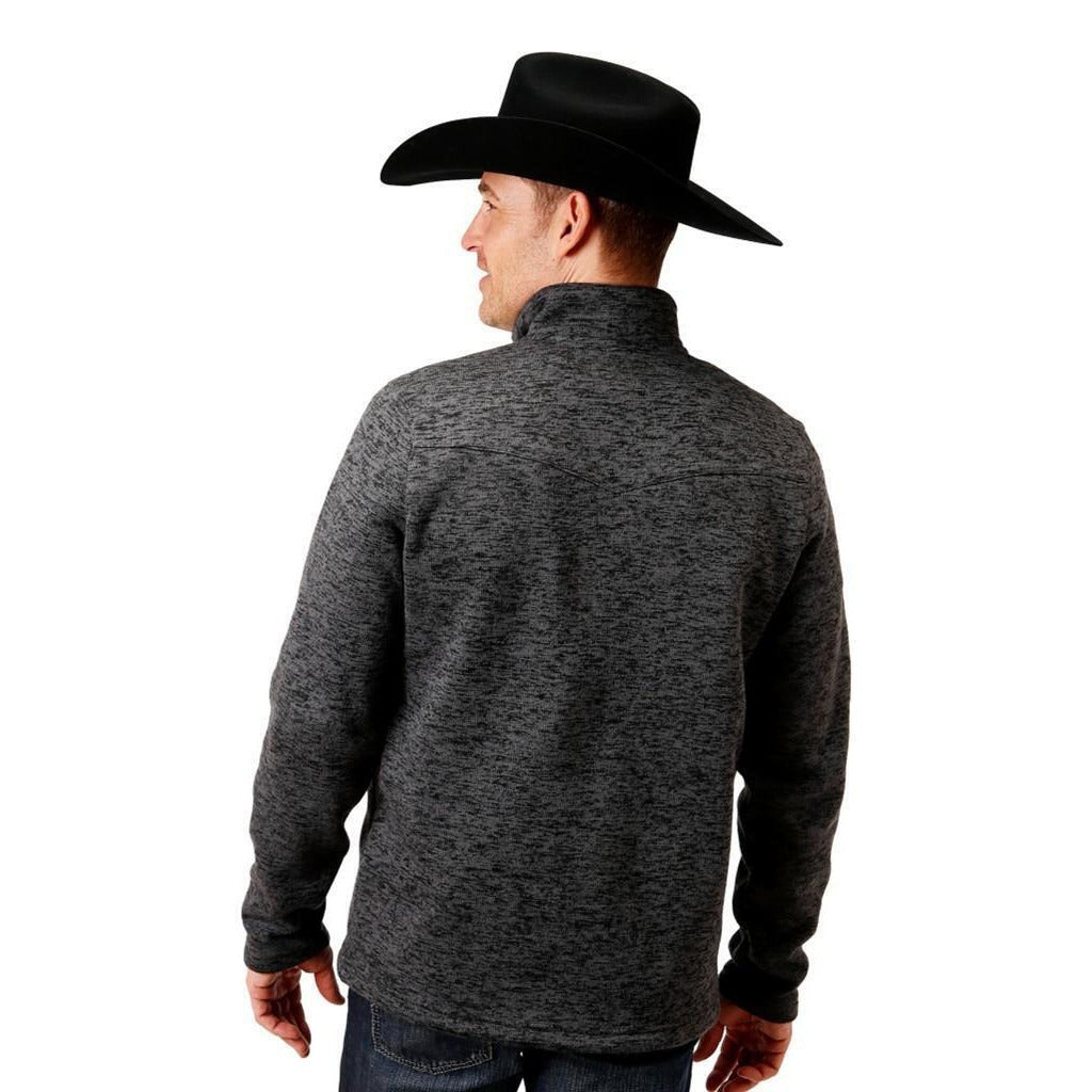 Stetson Western Sweatshirt Mens Knit Gray 11-014-0120-7032 