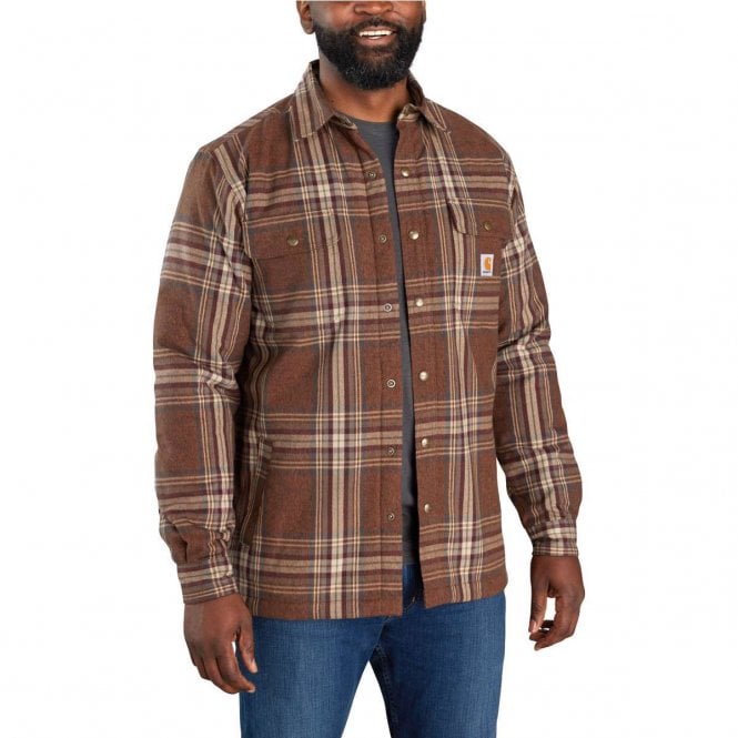 Carhartt Landon Relaxed Fit Flannel Sherpa-Lined Shirt Jac
