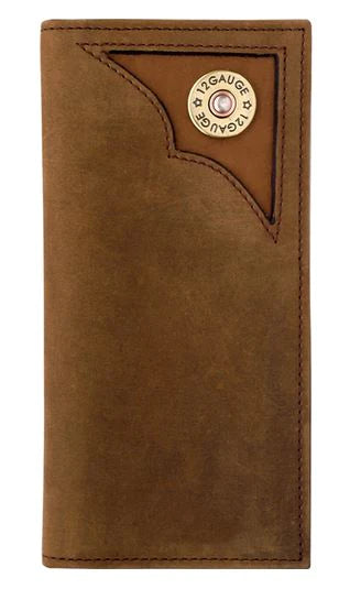 3D Men's Brown Leather Rodeo Wallet