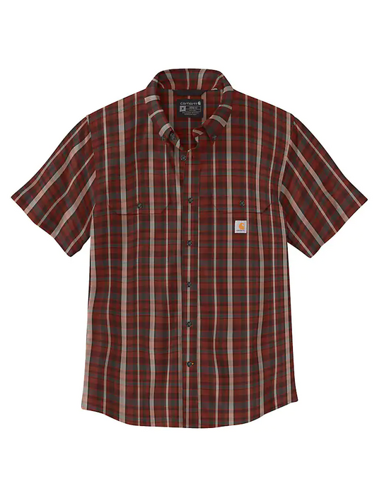 Carhartt Lose Fit Midweight Short-Sleeve Plaid Shirt