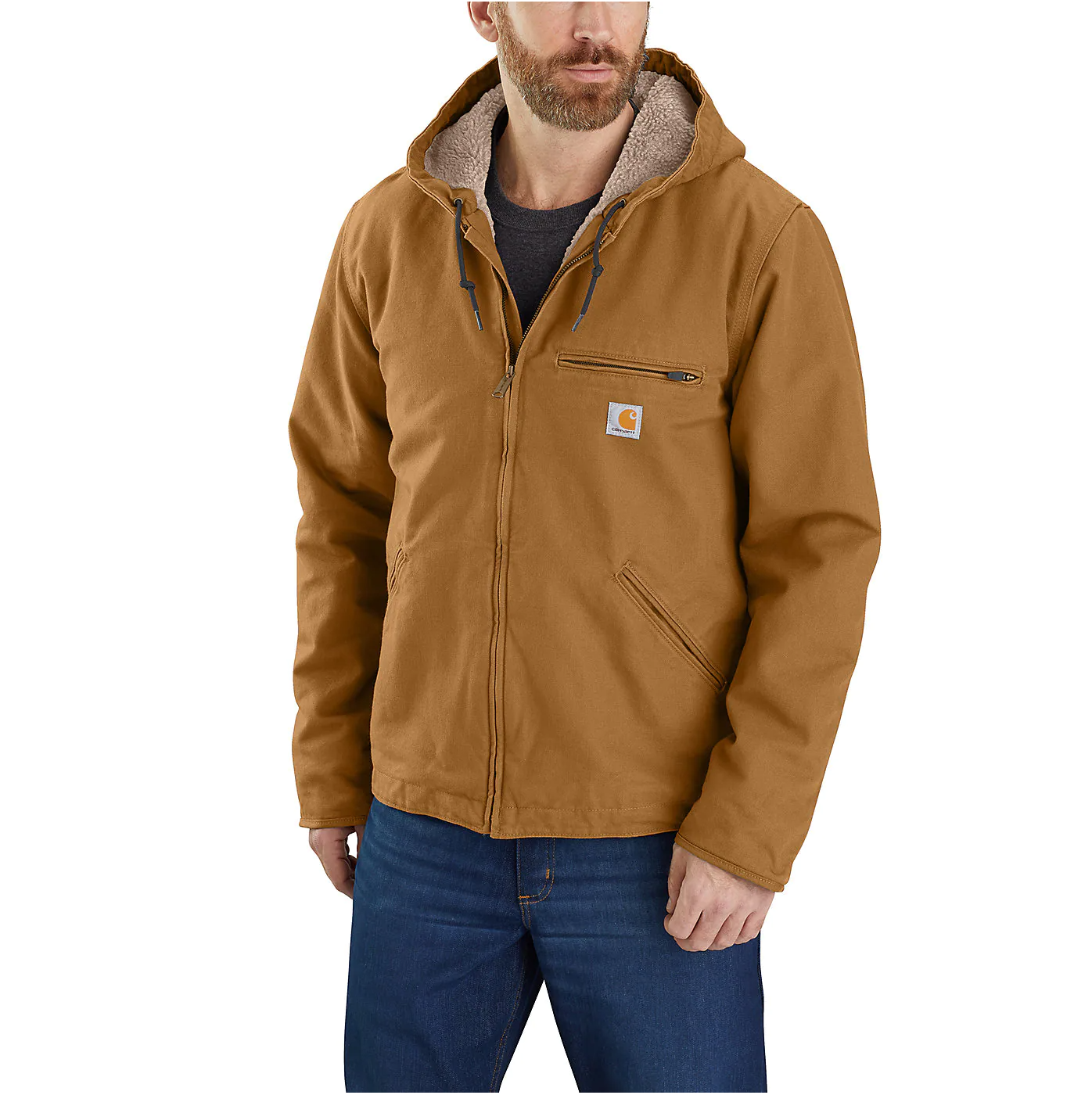 Carhartt Washed Duck Sherpa Jacket 104392