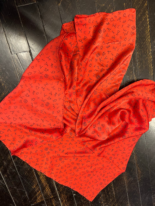 Branded Scarlet Wild Rag - full size