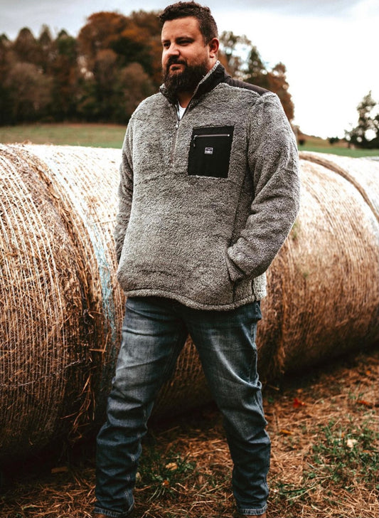 Black Friday✨ Kimes Ranch Men's Whiskey Sweater Grey