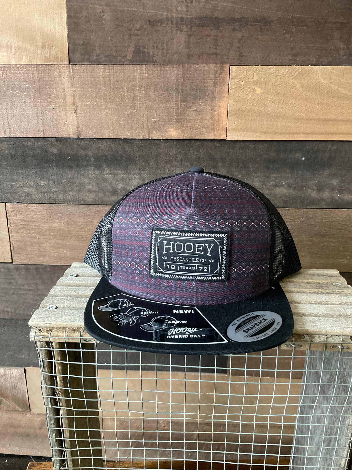 Doc Hooey Red/Black SnapBack