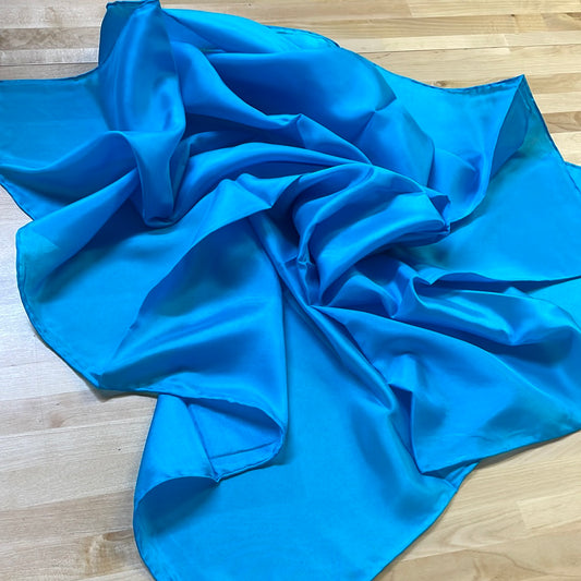 Solid Electric Blue Wild Rag - full size