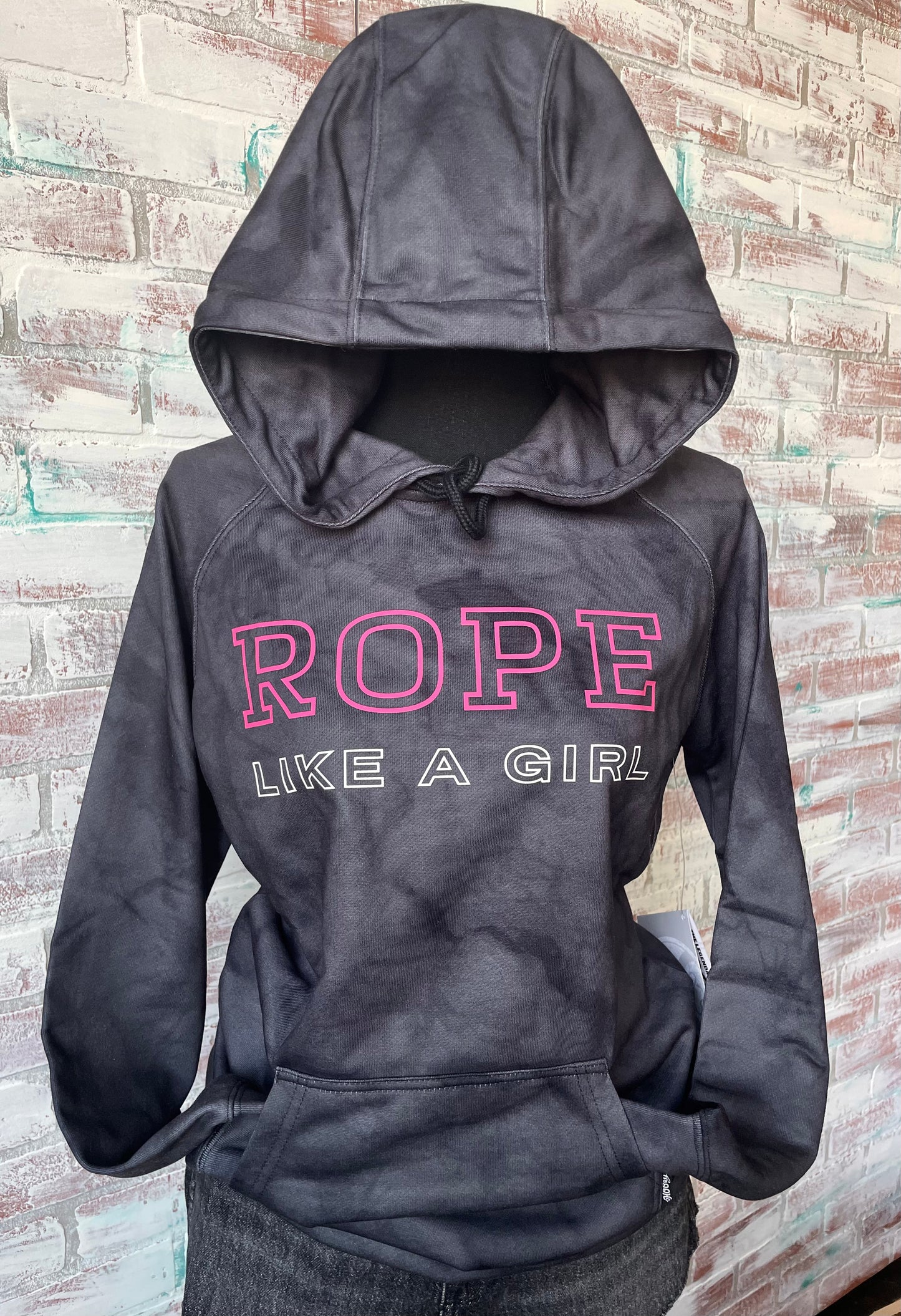 Sale ✨ Hooey Rope Like a Girl Marbled Hoodie