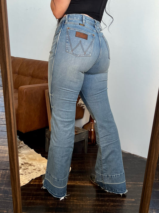 Exclusive✨ Wrangler Retro Original Bell Bottom Women's Jeans 11MPFGA –  Wiseman's Western