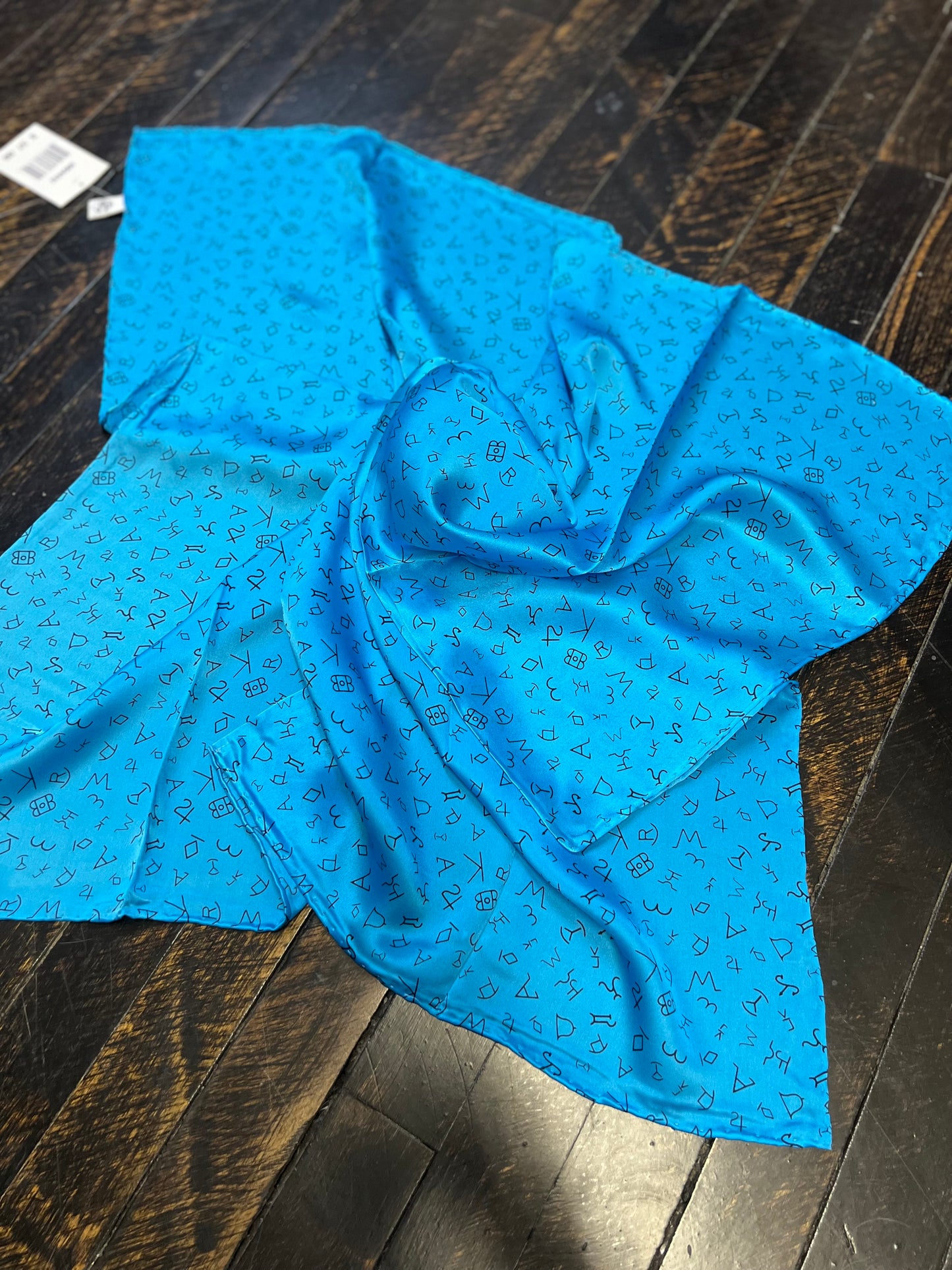 Branded Electric Blue Wild Rag - full size