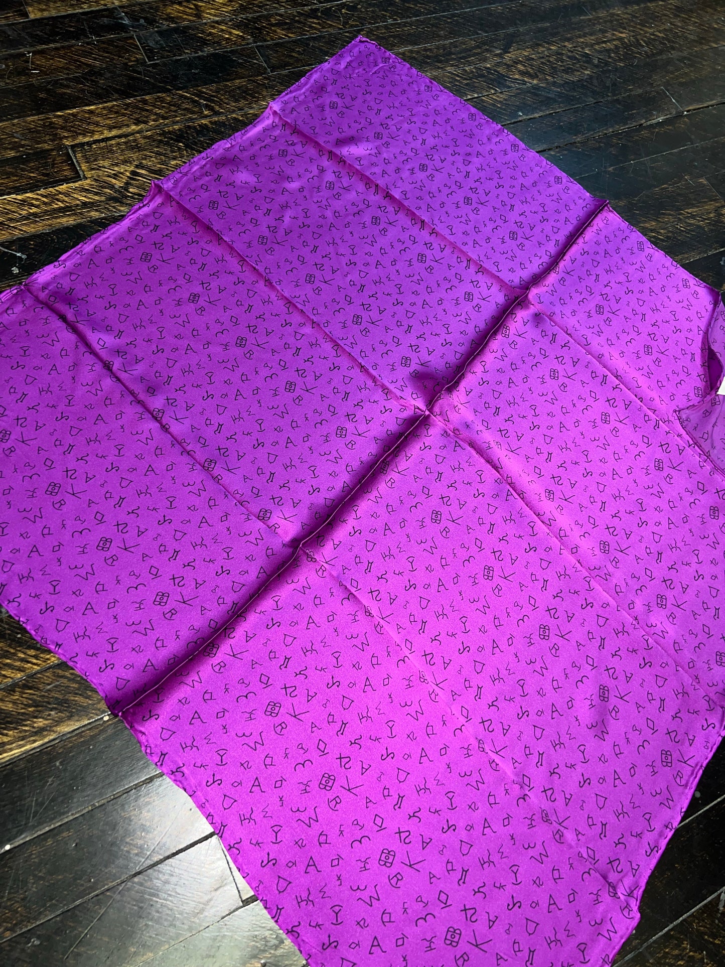 Branded Violet Wild Rag - full size