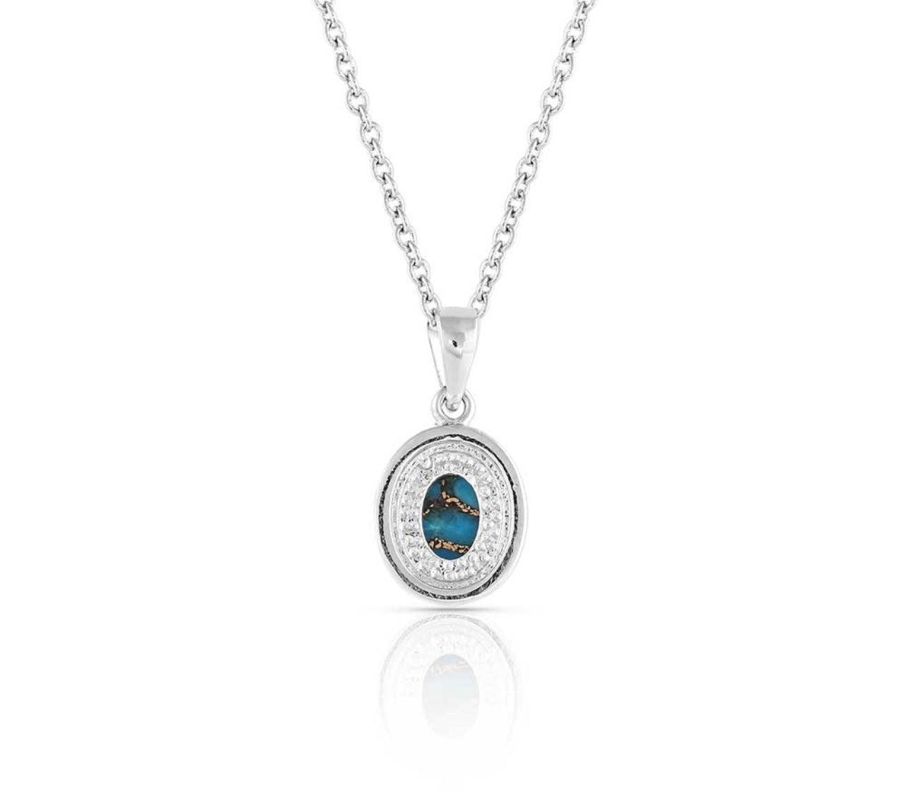 Open Night Sky Turquoise necklace