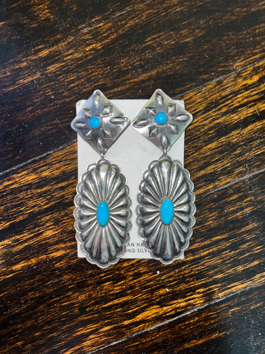 Final Sale ✨The Darlene authentic turquoise earrings