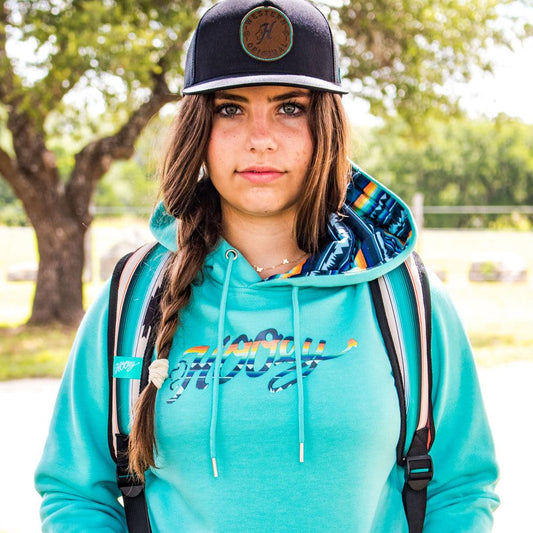 Hooey Carico Teal Women's Hoodie