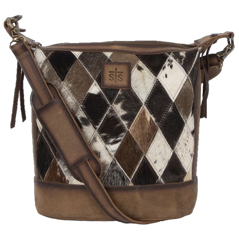 DIAMOND COWHIDE MAIL BAG By STS Ranchwear
