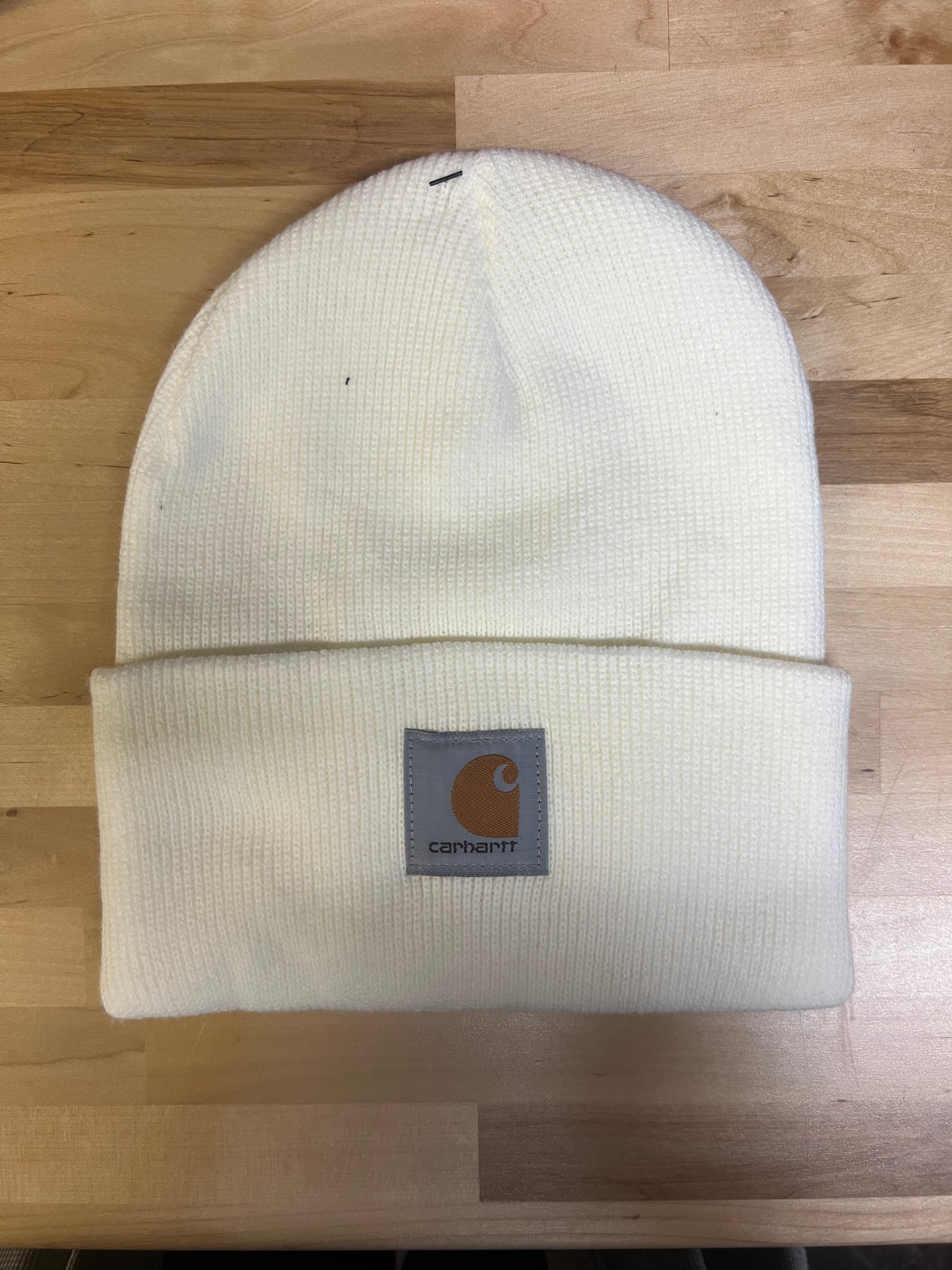 New Carhartt Spell Out Winter Beanie Hat White M5 Classic Carhartt Beanie – Five Marys Ranch main image 2