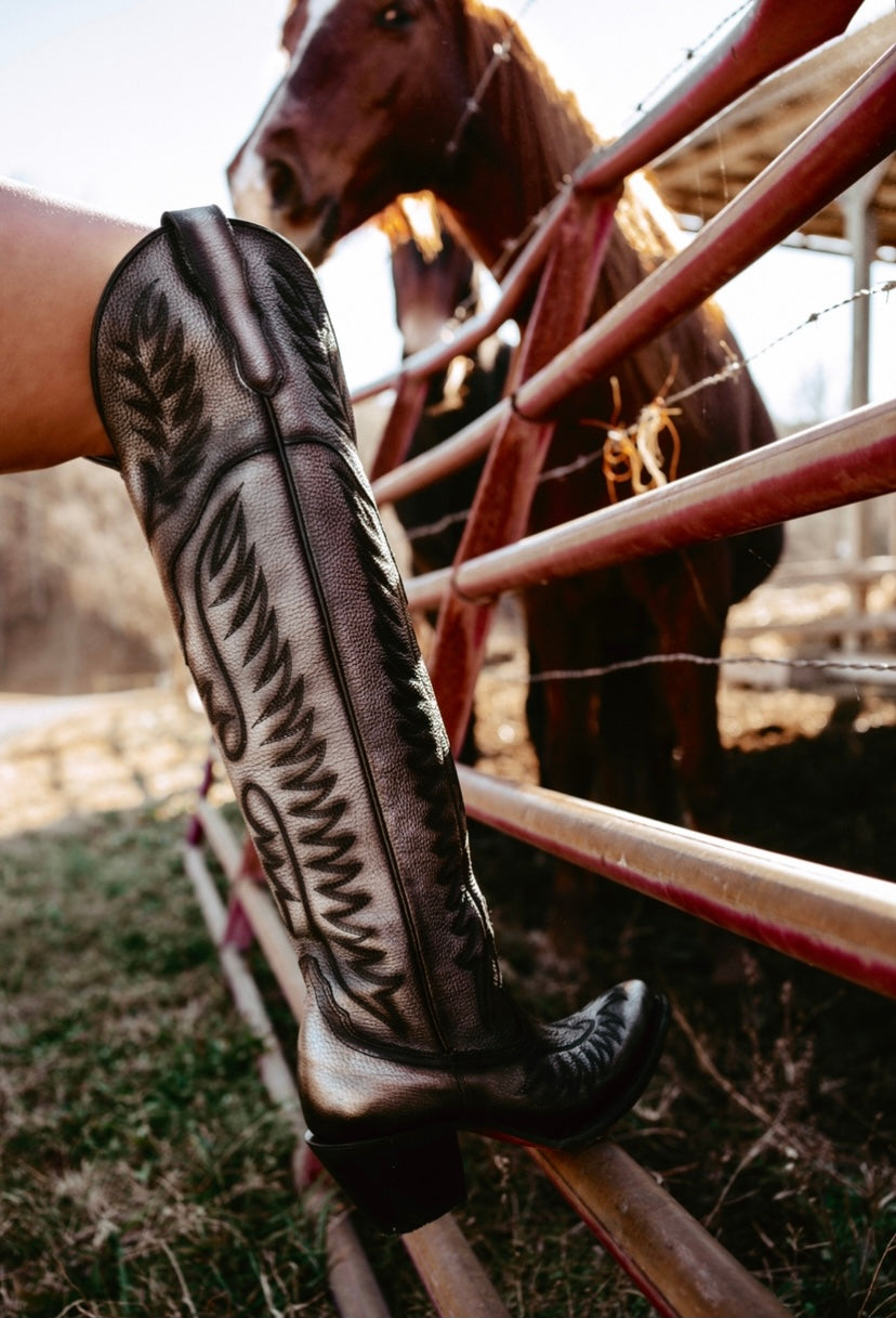 Final Sale ✨ Corral Silver Nights Tall Women’s boots