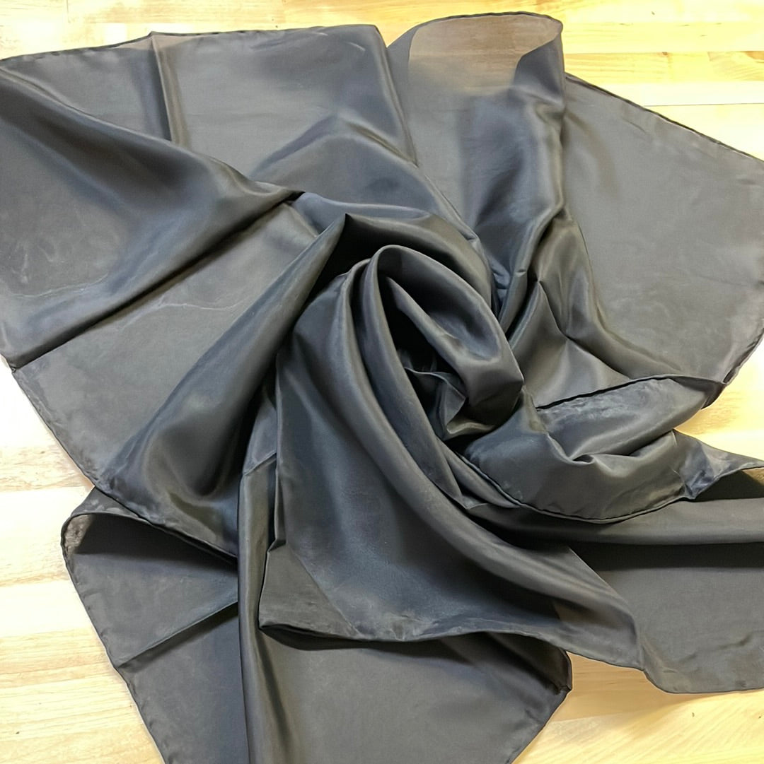 Solid Black Wild Rag - full size – Wiseman’s Western