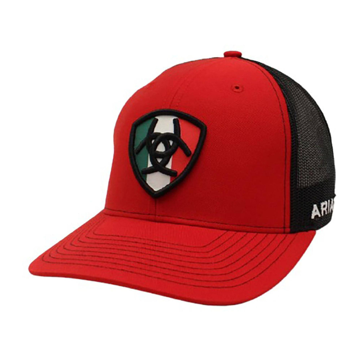 Ariat Red Mexican Flag Logo SnapBack