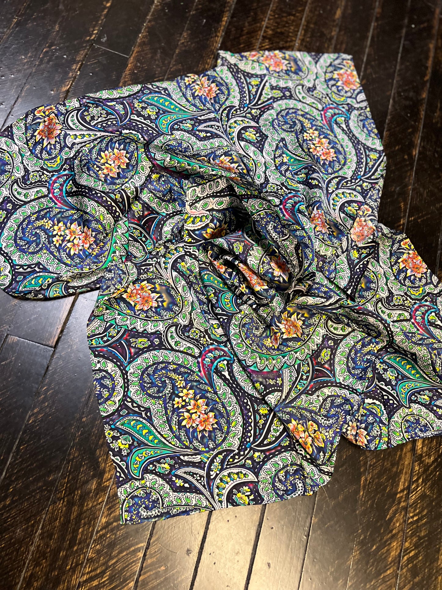 Floral Paisley Wild Rag - full size