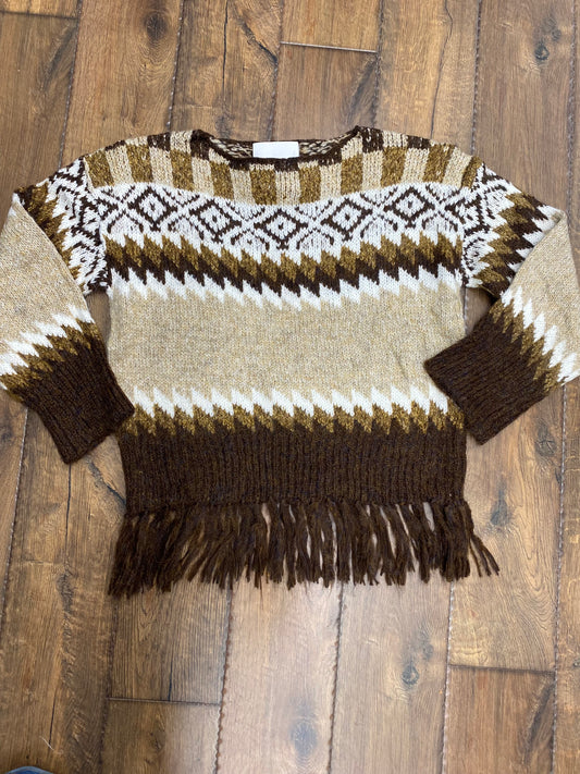 Final Sale ✨ Aztec Oversized Fringe Sweater