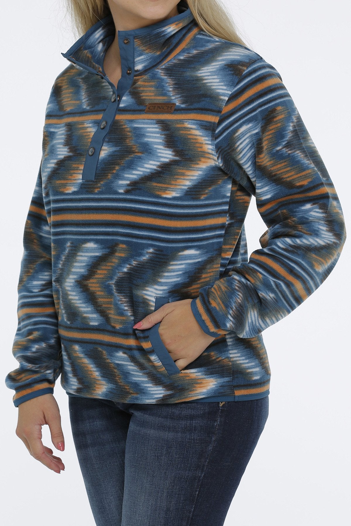 Almost Gone✨ Azul Polar Fleece Pullover